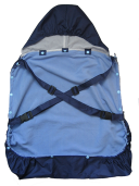 Carrier rainproof baby blanket, Bag for wrap slings, Rings for slings