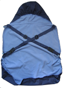 Carrier rainproof baby blanket, Bag for wrap slings, Rings for slings